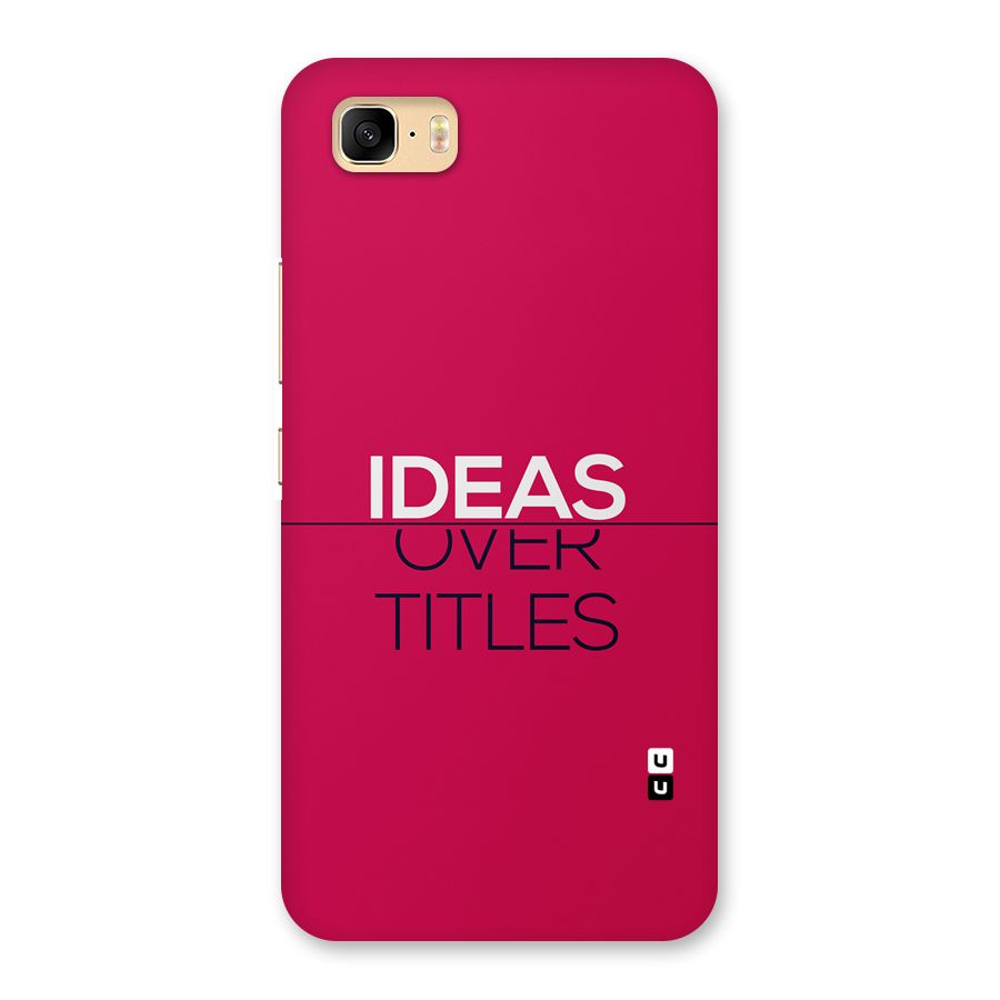 Ideas Over Titles Back Case for Zenfone 3s Max
