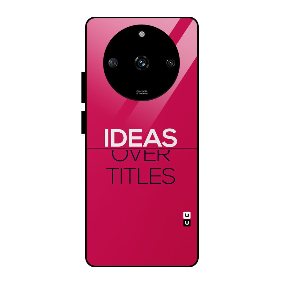 Ideas Over Titles Glass Back Case for Realme Narzo 60 5G