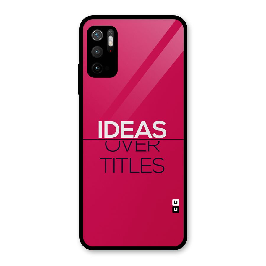 Ideas Over Titles Metal Back Case for Redmi Note 10T 5G