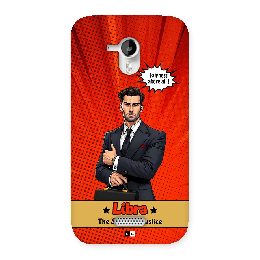 Impartial Libra Back Case for Canvas HD A116