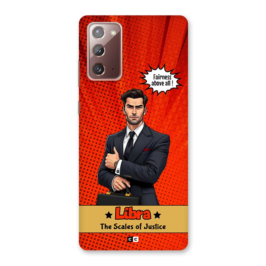Impartial Libra Back Case for Galaxy Note 20