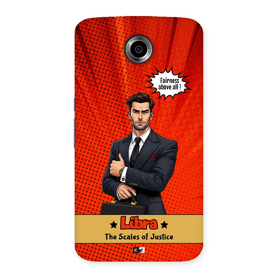 Impartial Libra Back Case for Google Nexus 6