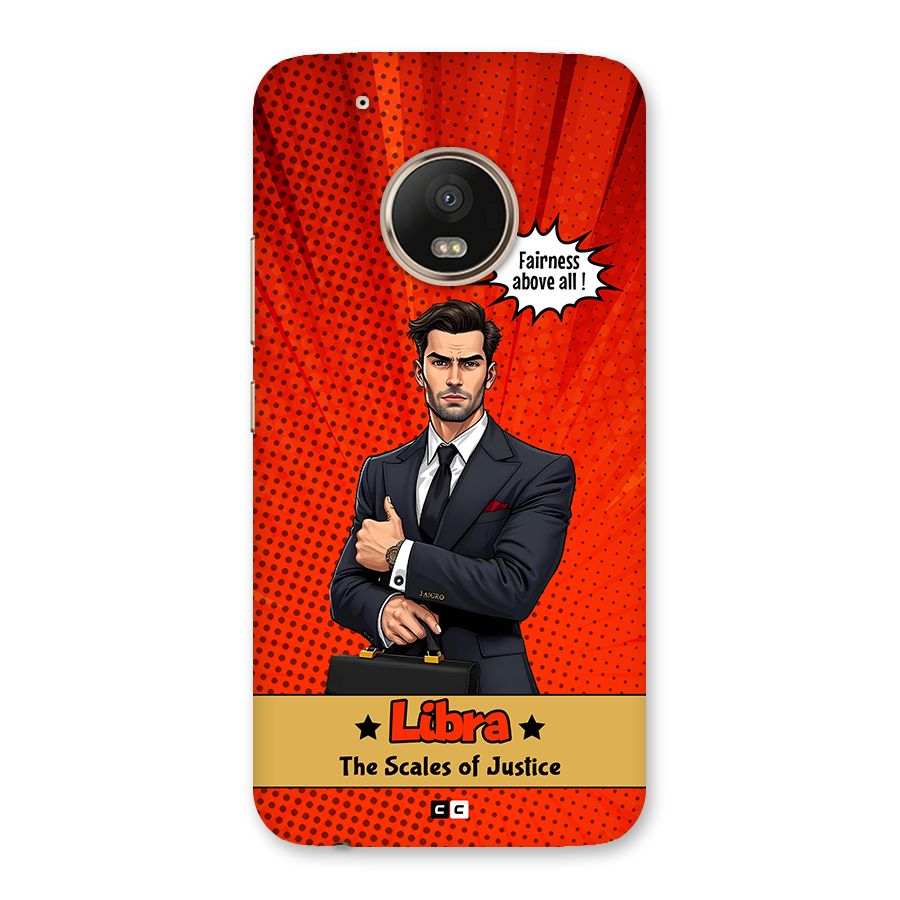Impartial Libra Back Case for Moto G5 Plus