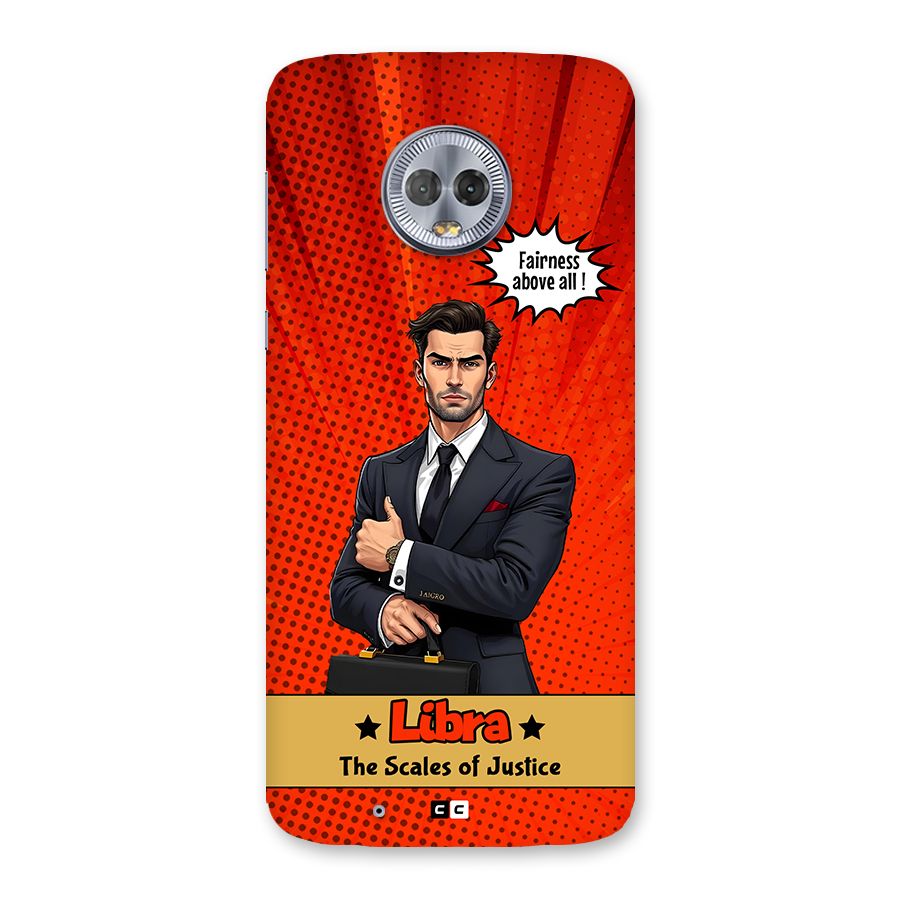 Impartial Libra Back Case for Moto G6