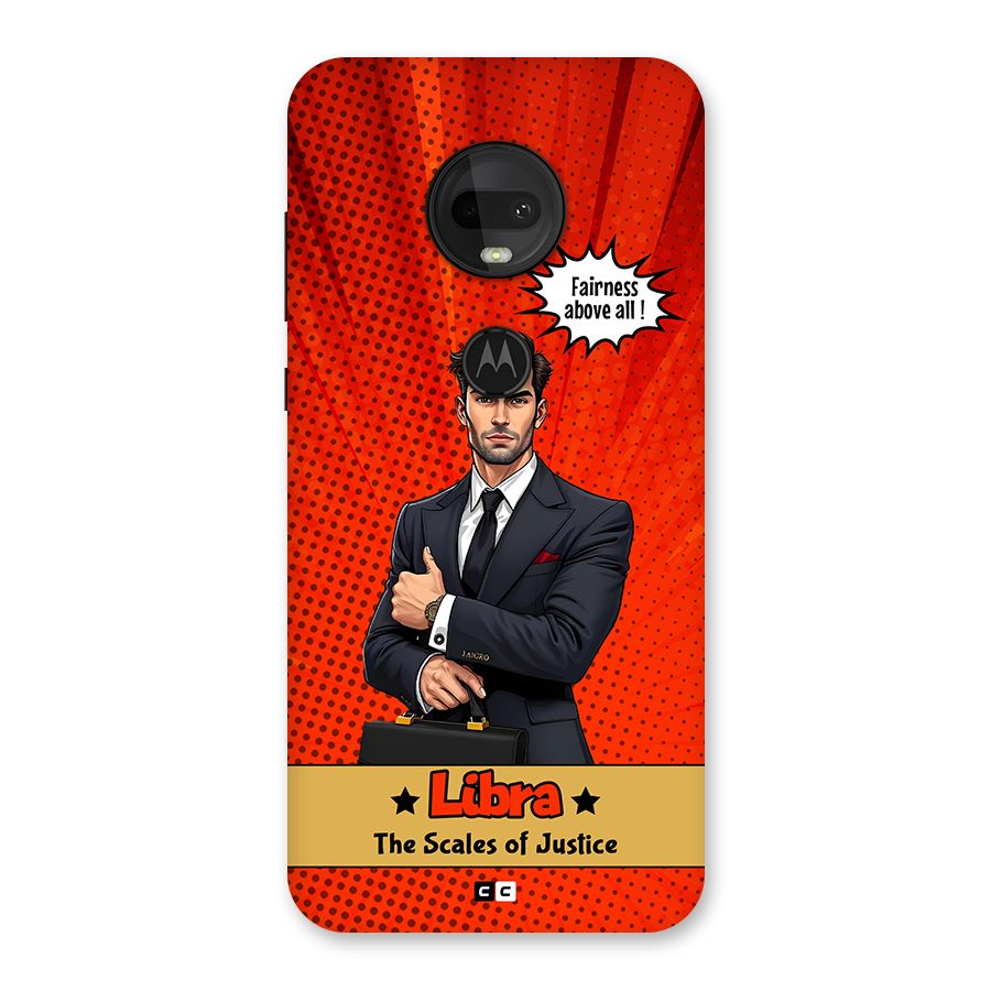 Impartial Libra Back Case for Moto G7