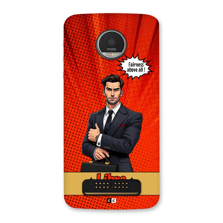Impartial Libra Back Case for Moto Z Play