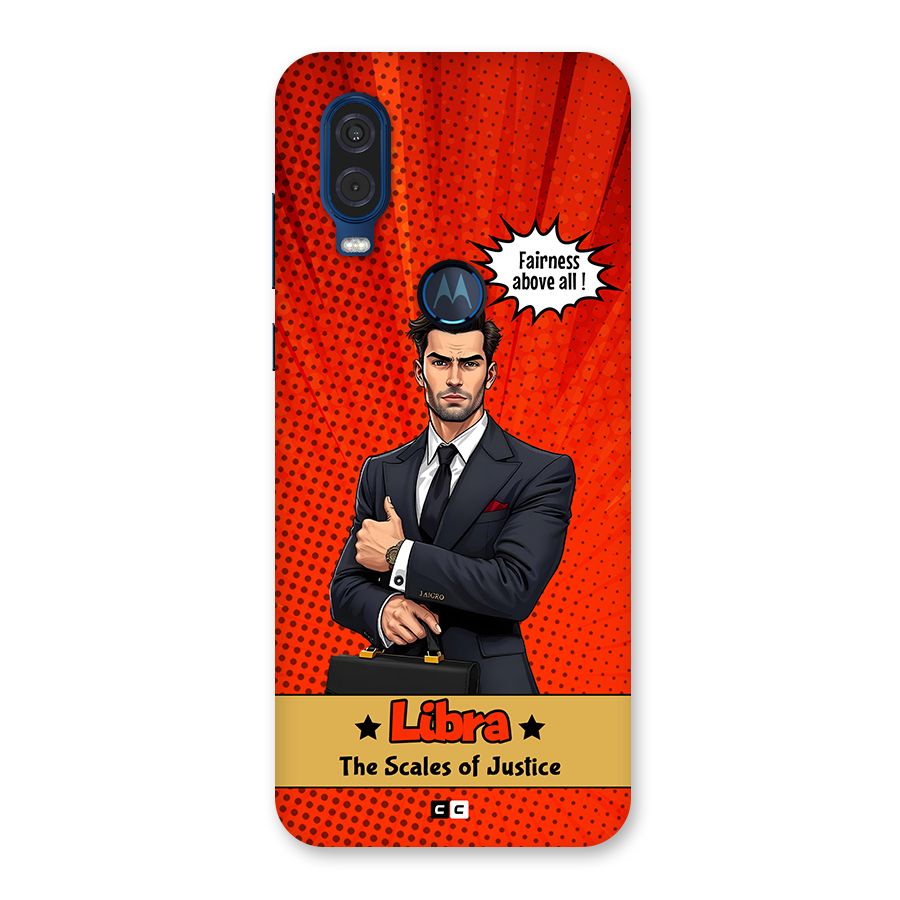 Impartial Libra Back Case for Motorola One Vision
