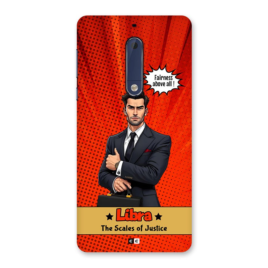 Impartial Libra Back Case for Nokia 5