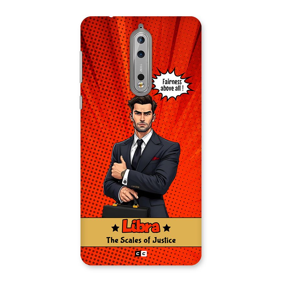 Impartial Libra Back Case for Nokia 8