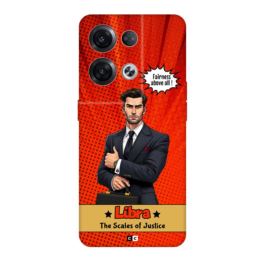 Impartial Libra Back Case for Oppo Reno8 Pro 5G