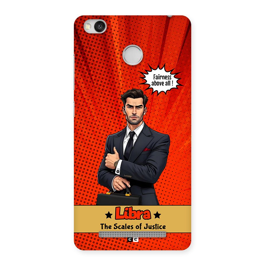 Impartial Libra Back Case for Redmi 3S Prime