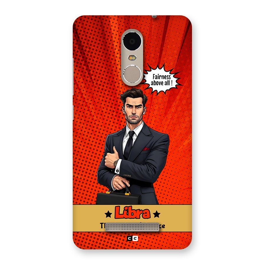 Impartial Libra Back Case for Redmi Note 3