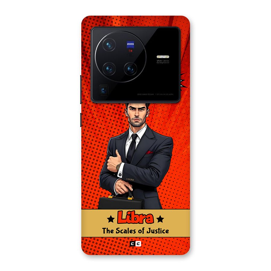 Impartial Libra Back Case for Vivo X80 Pro