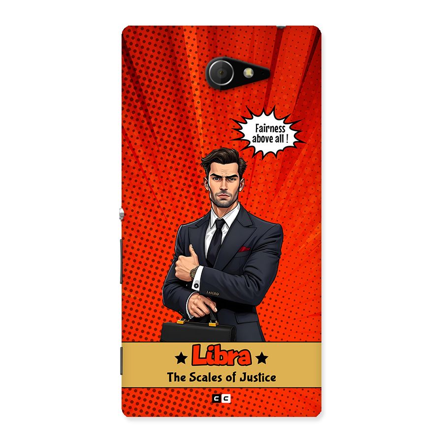 Impartial Libra Back Case for Xperia M2