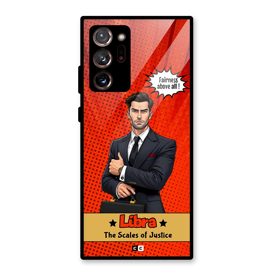 Impartial Libra Glass Back Case for Galaxy Note 20 Ultra 5G