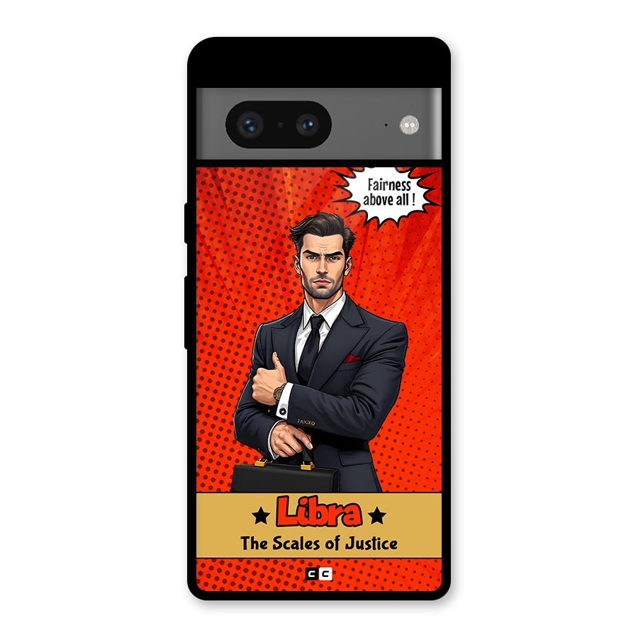 Impartial Libra Glass Back Case for Google Pixel 7