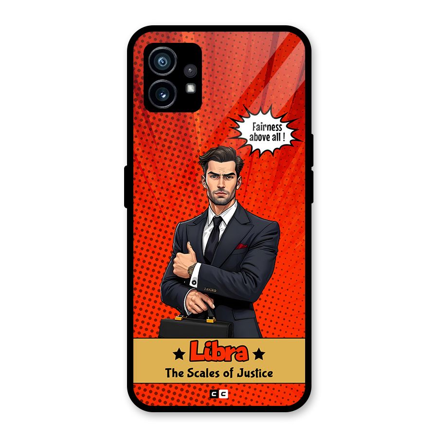 Impartial Libra Glass Back Case for Nothing Phone 1