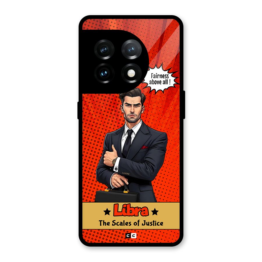 Impartial Libra Glass Back Case for OnePlus 11