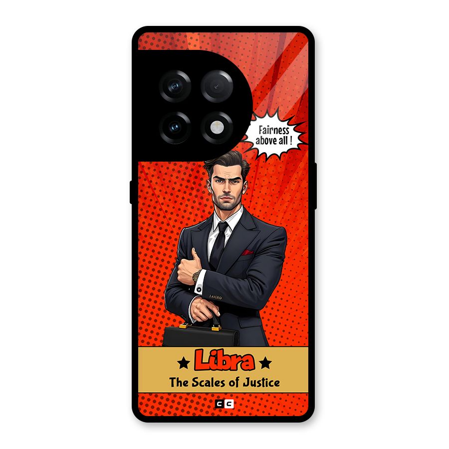 Impartial Libra Glass Back Case for OnePlus 11R