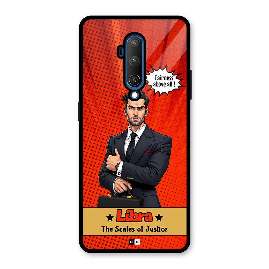 Impartial Libra Glass Back Case for OnePlus 7T Pro