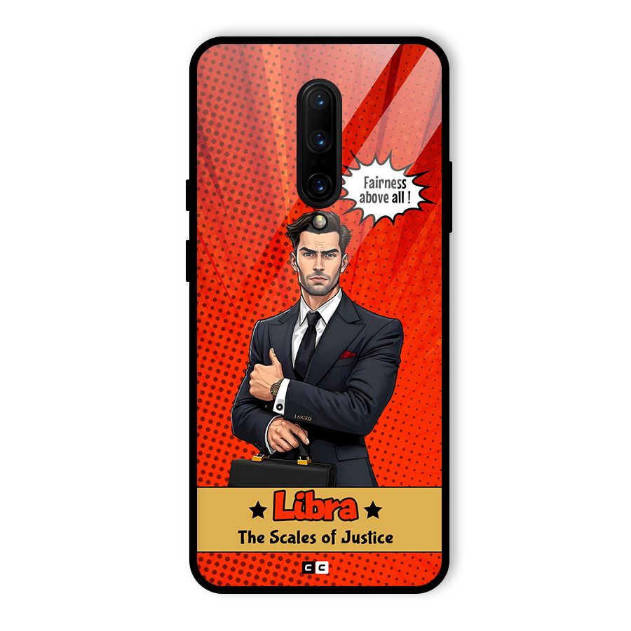 Impartial Libra Glass Back Case for OnePlus 7 Pro