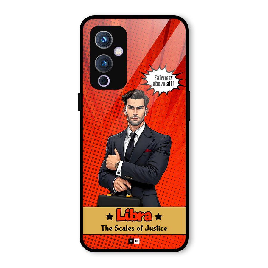 Impartial Libra Glass Back Case for OnePlus 9