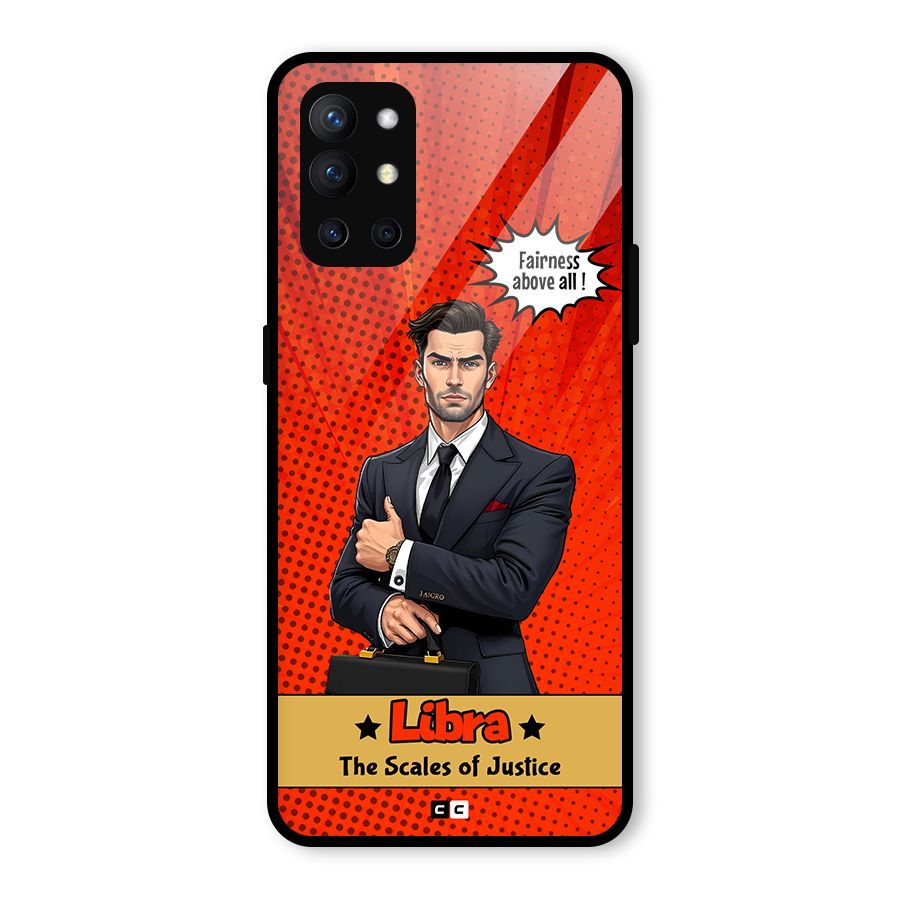 Impartial Libra Glass Back Case for OnePlus 9R
