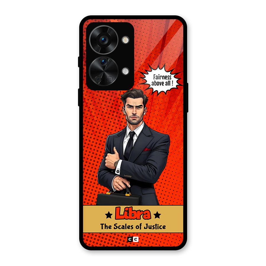 Impartial Libra Glass Back Case for OnePlus Nord 2T