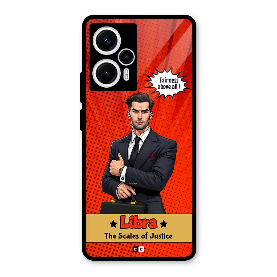 Impartial Libra Glass Back Case for Poco F5