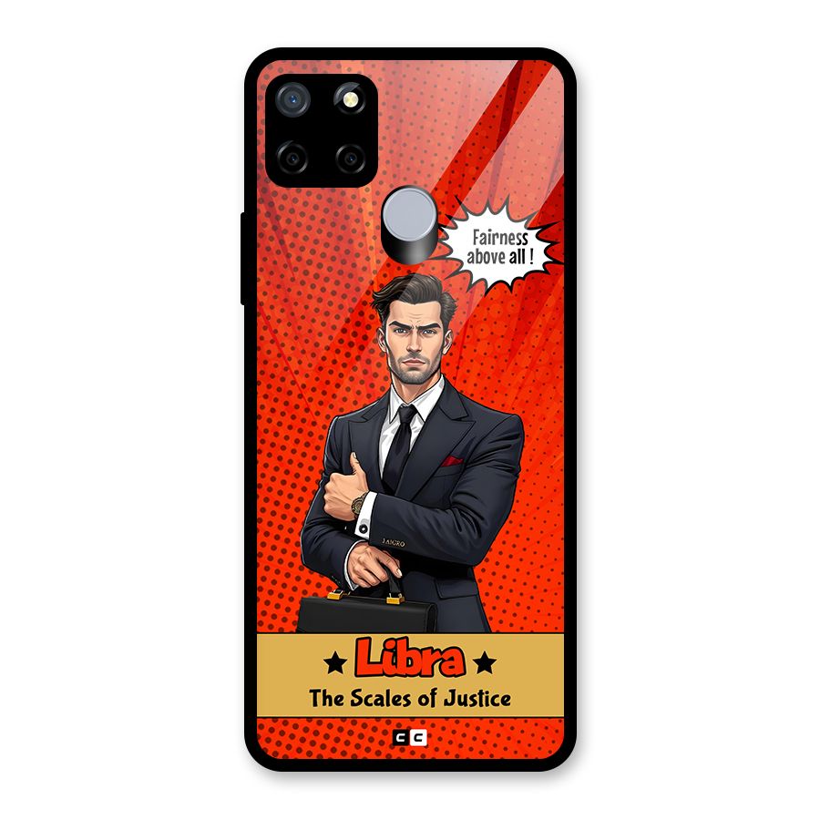 Impartial Libra Glass Back Case for Realme C12