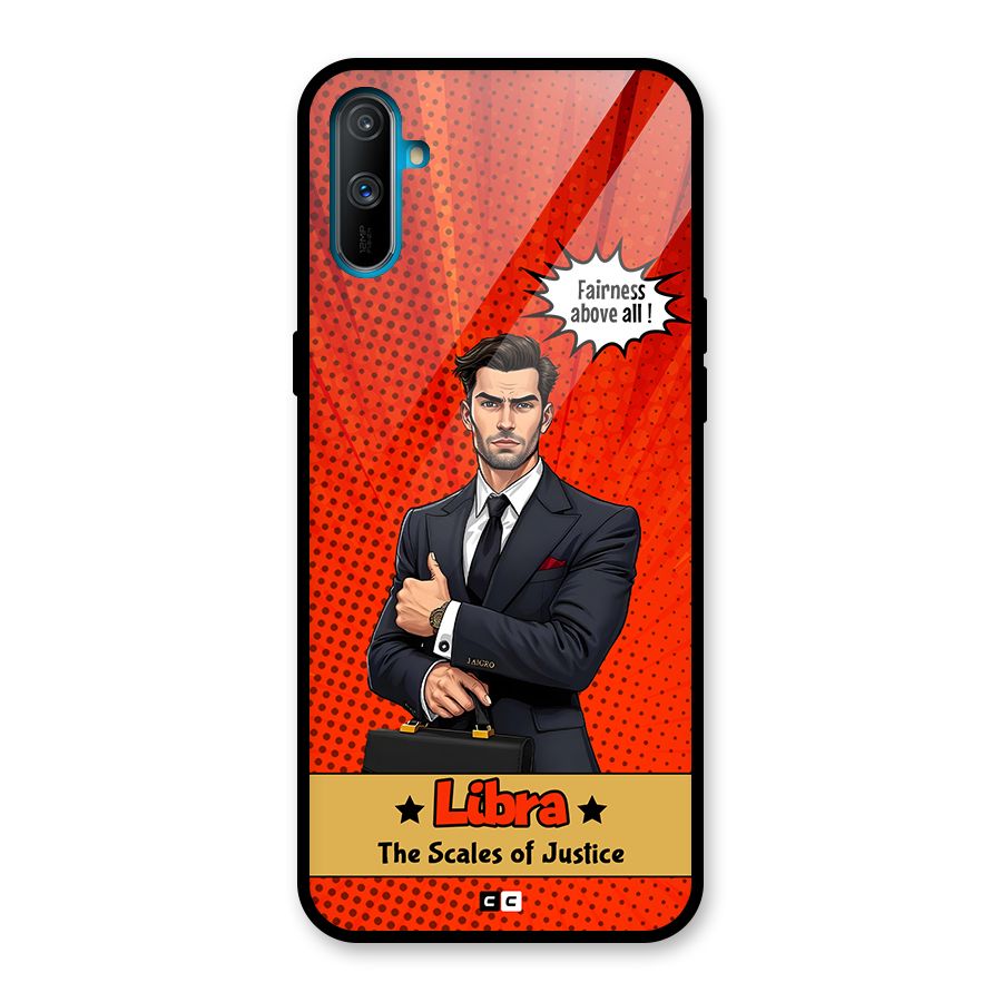 Impartial Libra Glass Back Case for Realme C3