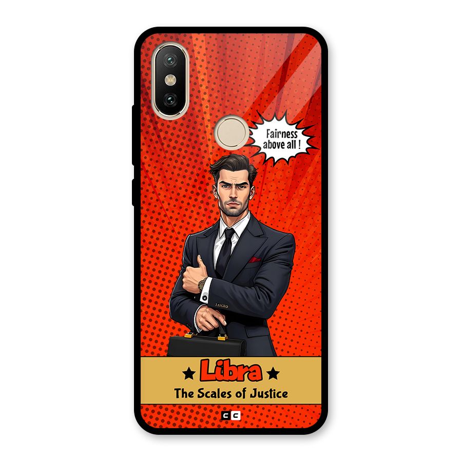 Impartial Libra Glass Back Case for Redmi A2