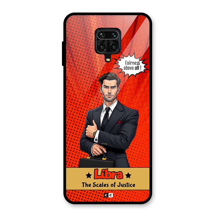 Impartial Libra Glass Back Case for Redmi Note 10 Lite