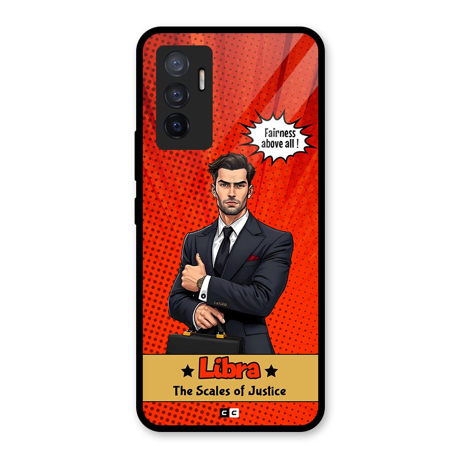 Impartial Libra Glass Back Case for Vivo V23e