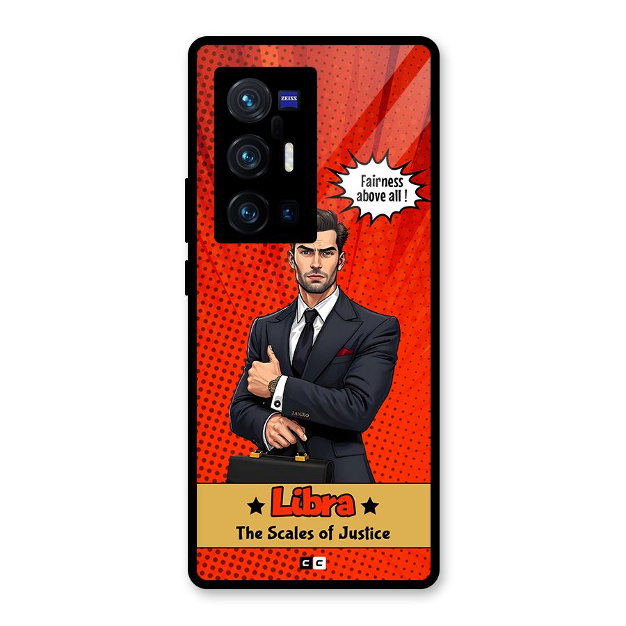Impartial Libra Glass Back Case for Vivo X70 Pro Plus