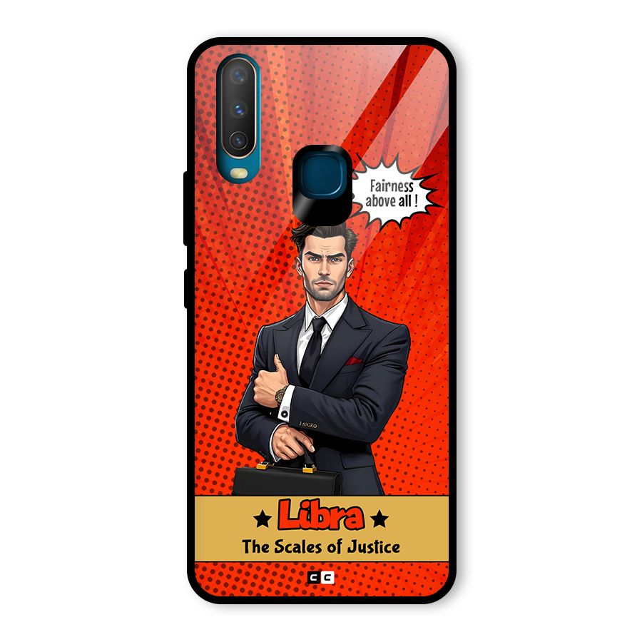 Impartial Libra Glass Back Case for Vivo Y15