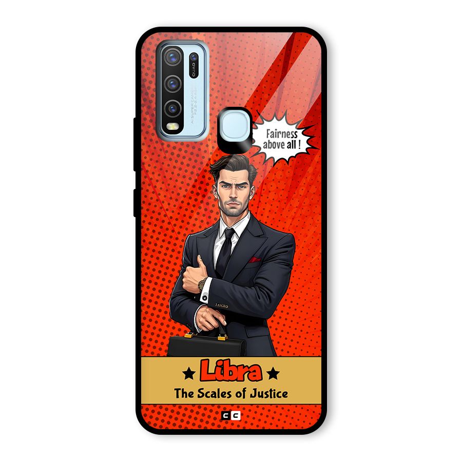 Impartial Libra Glass Back Case for Vivo Y50