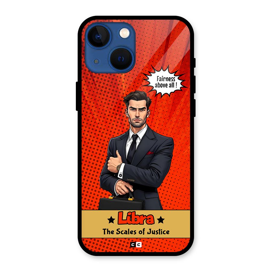Impartial Libra Glass Back Case for iPhone 13 Mini