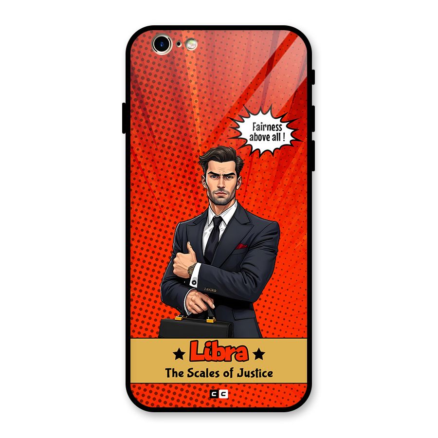 Impartial Libra Glass Back Case for iPhone 6 6S