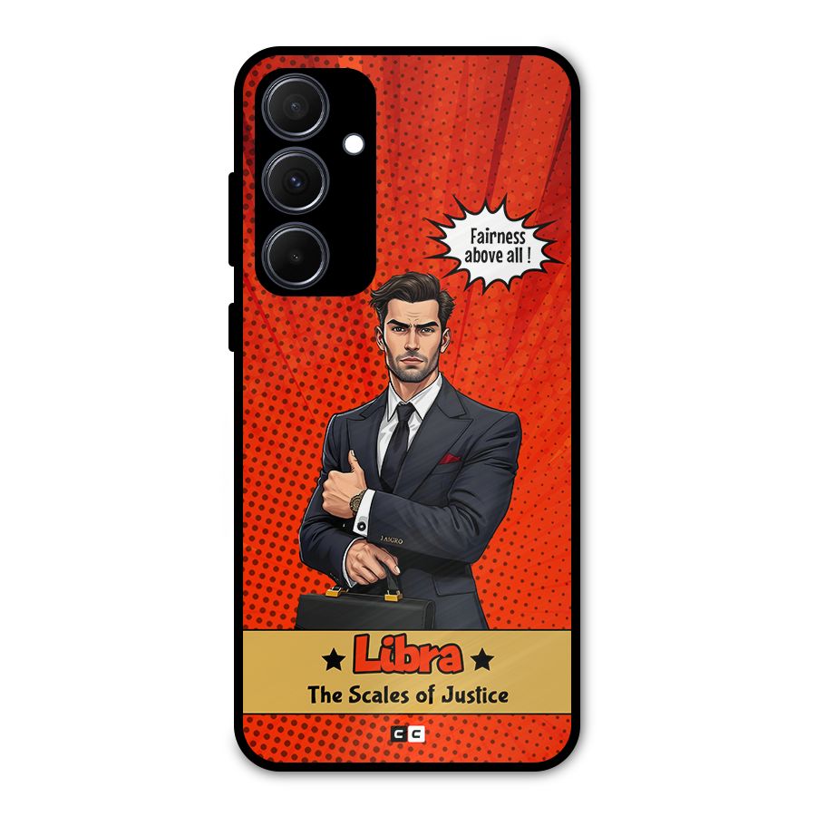 Impartial Libra Metal Back Case for Galaxy A35
