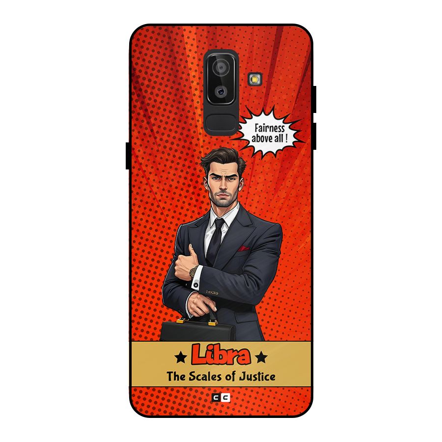 Impartial Libra Metal Back Case for Galaxy J8