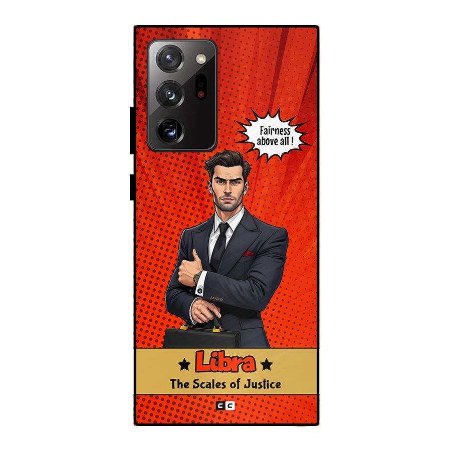 Impartial Libra Metal Back Case for Galaxy Note 20 Ultra 5G