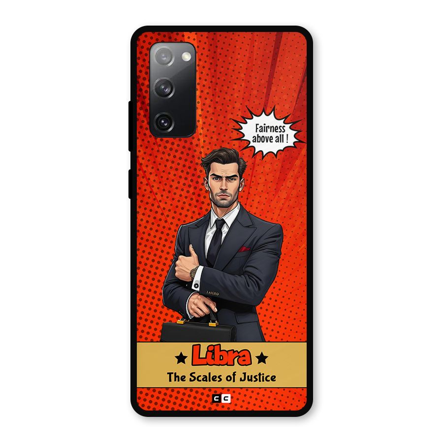 Impartial Libra Metal Back Case for Galaxy S20 FE 5G