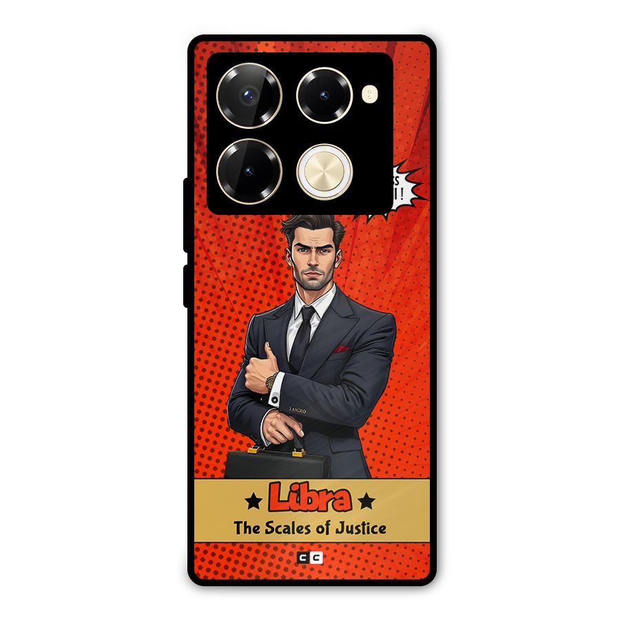 Impartial Libra Metal Back Case for Infinix Note 40 Pro