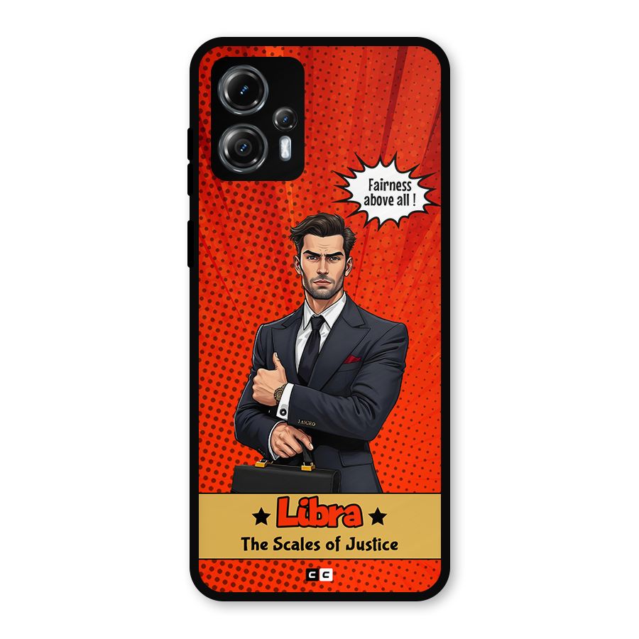 Impartial Libra Metal Back Case for Moto G13