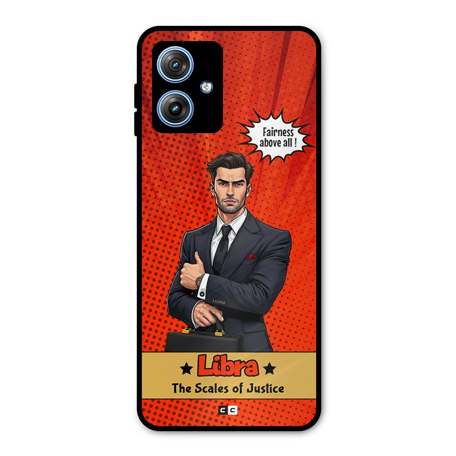 Impartial Libra Metal Back Case for Moto G54