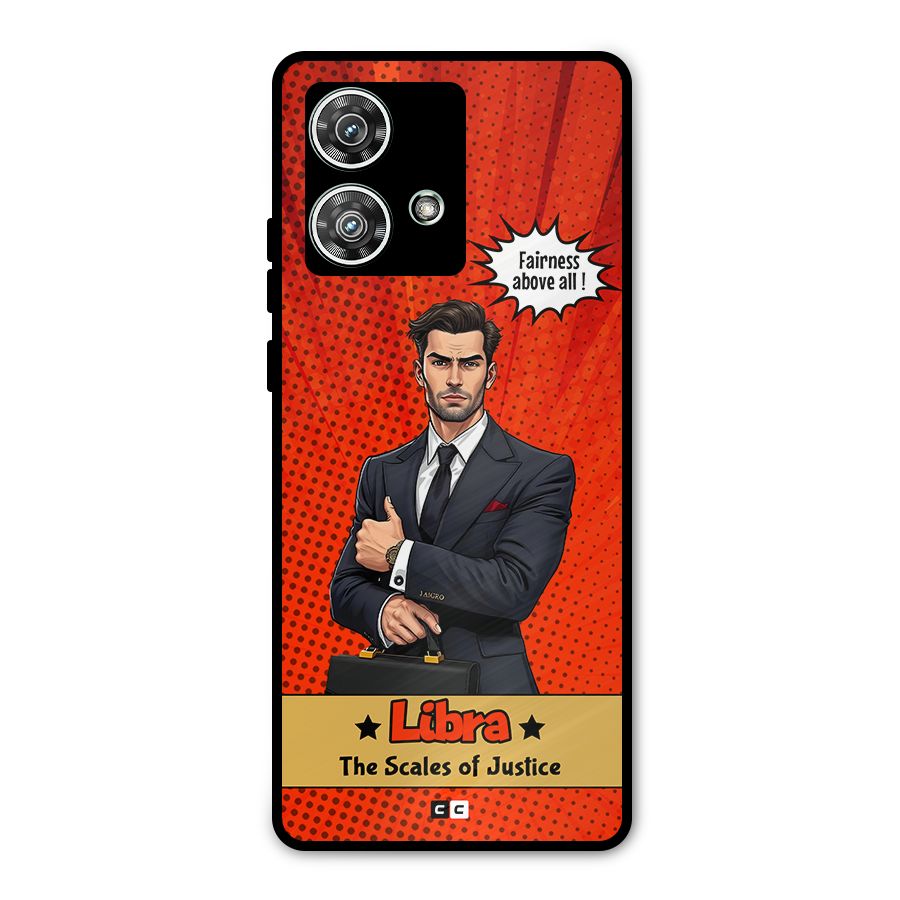 Impartial Libra Metal Back Case for Motorola Edge 40 Neo