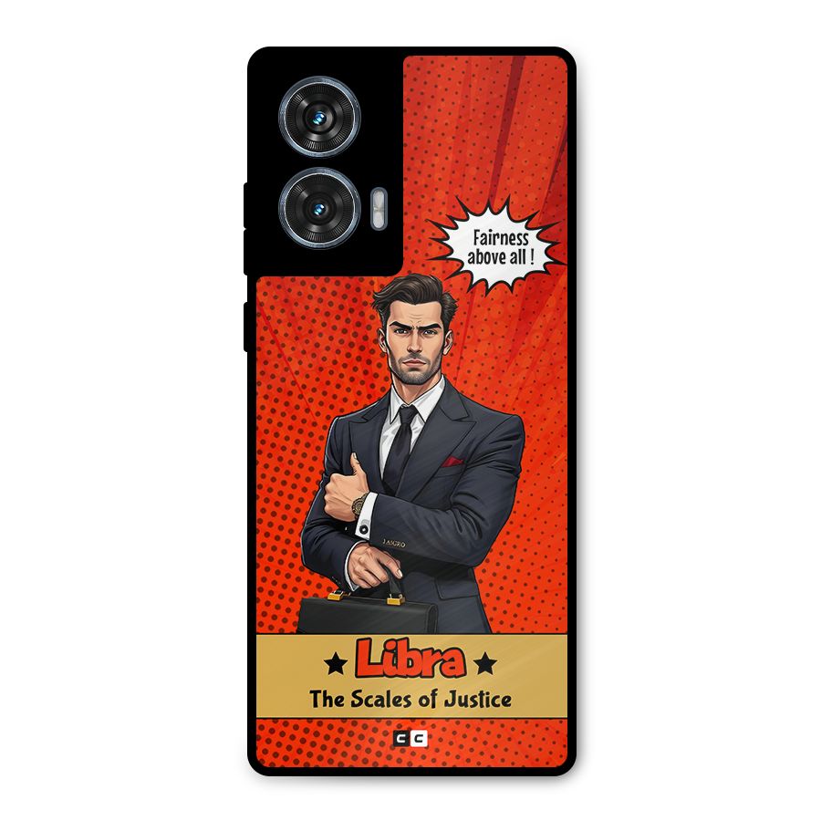 Impartial Libra Metal Back Case for Motorola Edge 50 Fusion