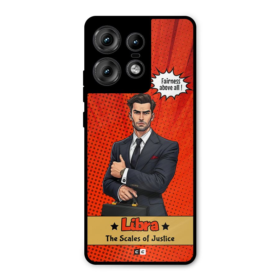 Impartial Libra Metal Back Case for Motorola Edge 50 Pro