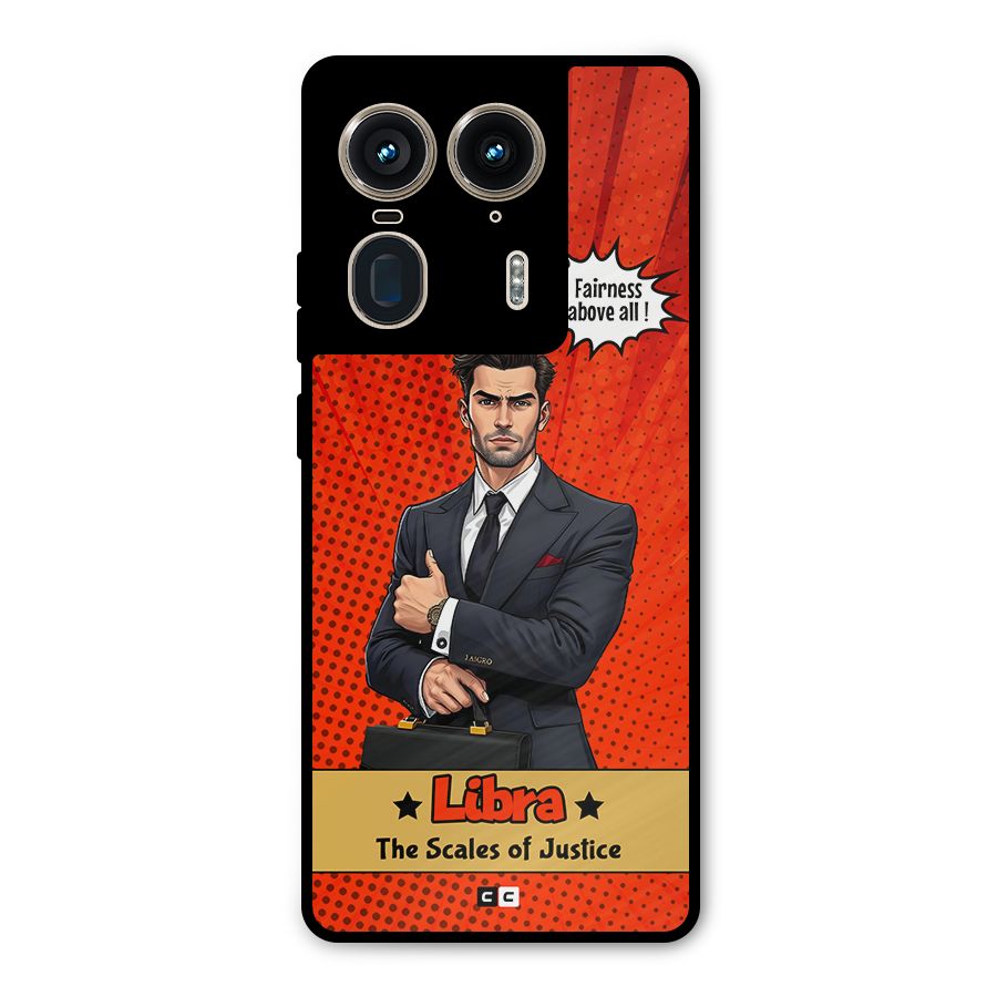 Impartial Libra Metal Back Case for Motorola Edge 50 Ultra